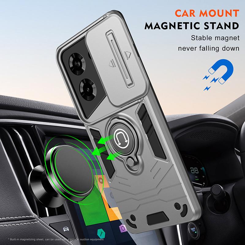 Military Grade Camera Protection Shockproof Cases For Tecno Pova 7 Ultra Pova 5 Magnetic Armor Case Coque For Tecno Pova 5 Cases