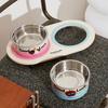 The Cat Bowl Is Not Easy To Tip Over and Prevents Spillage Outside. It Is A Pet Stainless Steel Feeding Bowl and A Pet Bowl.