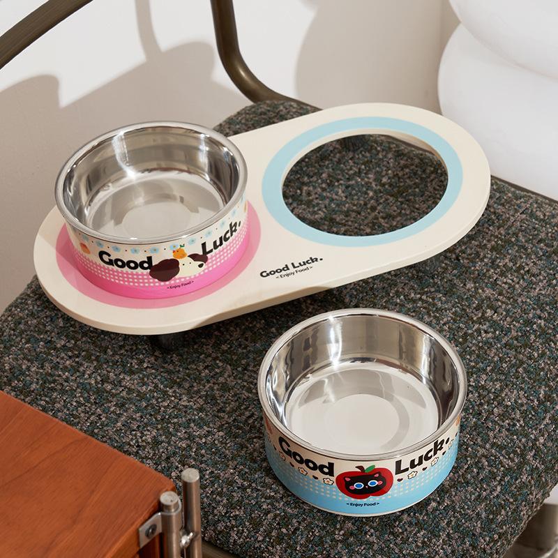 The Cat Bowl Is Not Easy To Tip Over and Prevents Spillage Outside. It Is A Pet Stainless Steel Feeding Bowl and A Pet Bowl.
