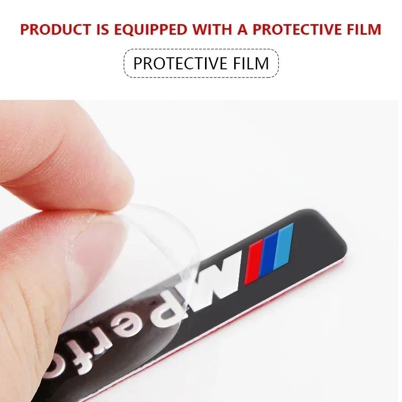 1pcs Metal Labeling M Performance Car Interior Sticker For bmw M Sticker X1 X3 X4 X5 X6 X7 e46 e90 f20 e39 f10 Car accessories