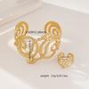 Trendy snake bangle & snake ring set - unique women's jewelry