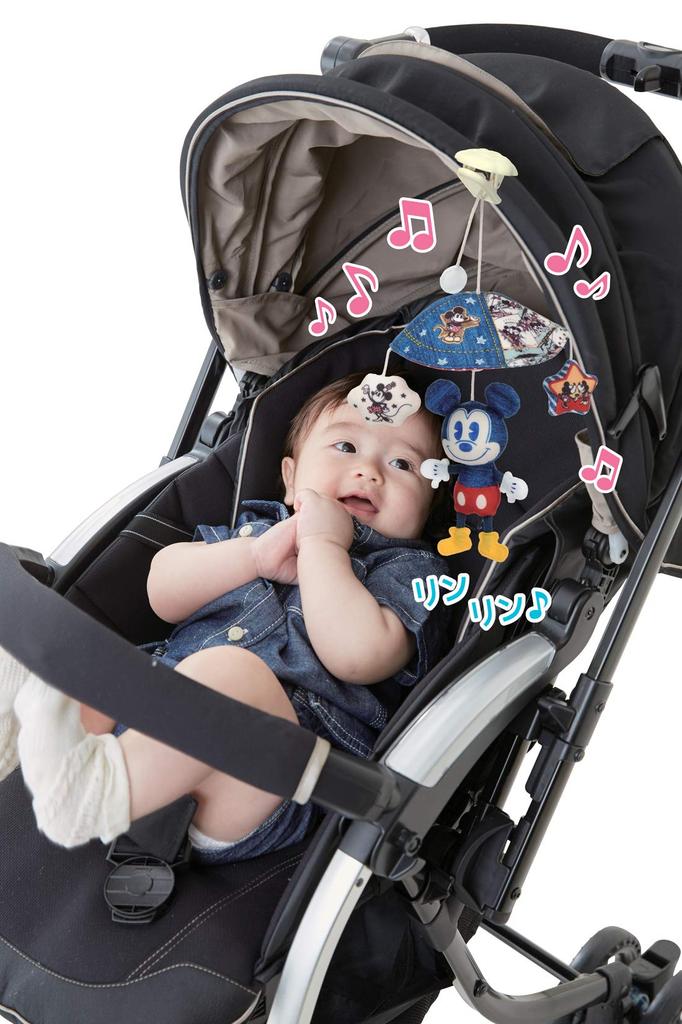 Disney Dear Little Hands Fluffy Mini Merry Denim Style Mickey & Minnie