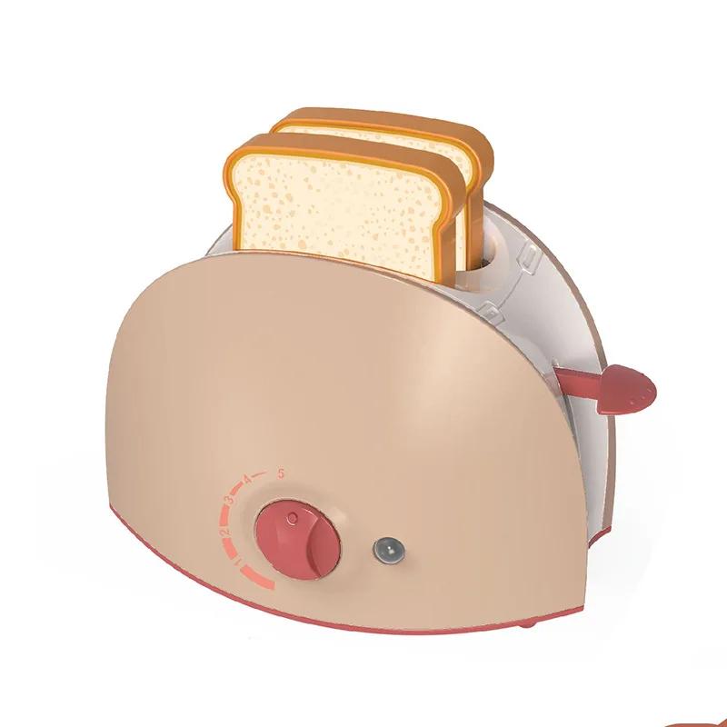 Kids Kitchen Appliances Toy Pretend Play Kitchen Accessories with Blender Coffee Maker Mixer Toaster Vacuum with Sounds & Light
