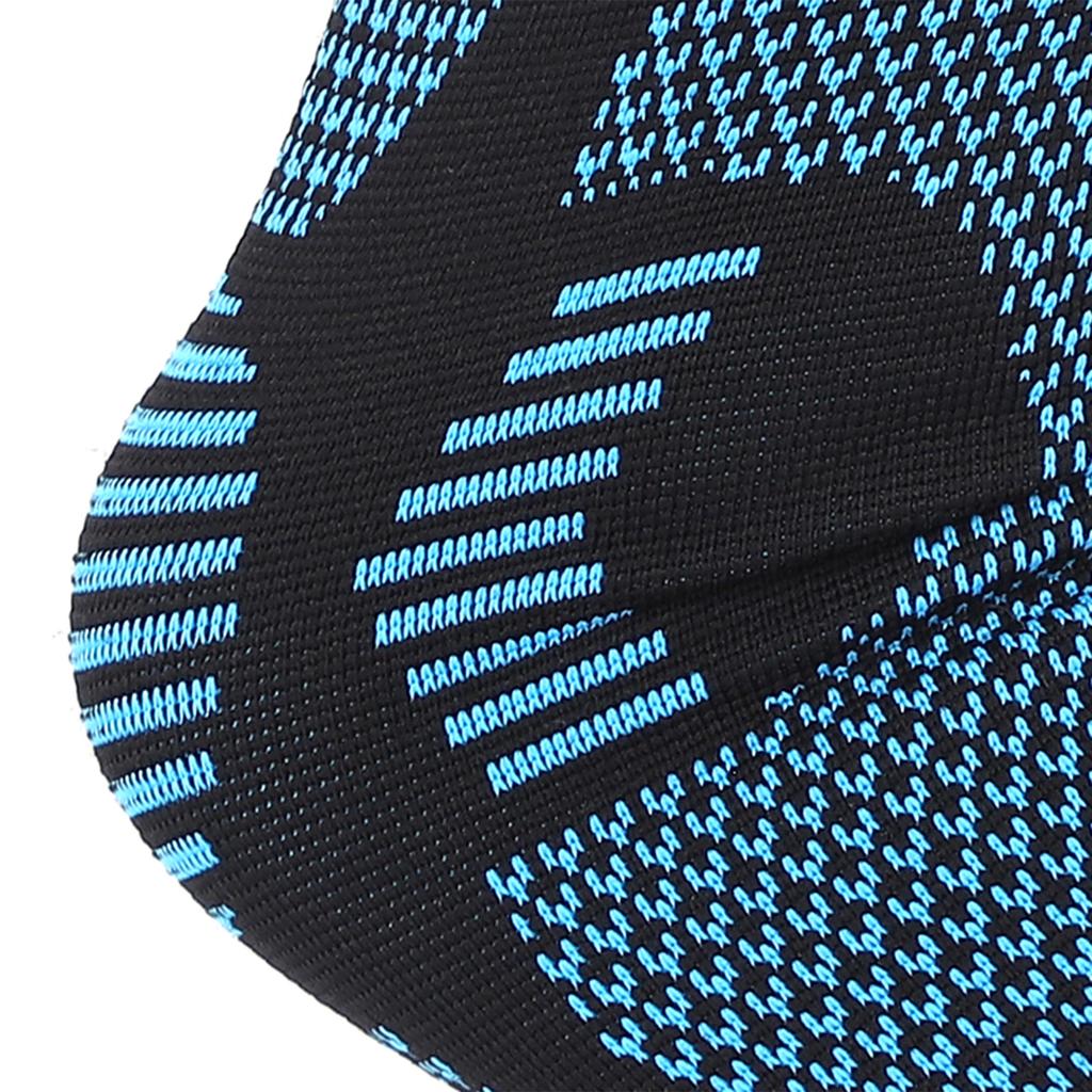 Ankle Brace Nylon Stretch Knit Lightweight Breathable Blue Ankle Bandage Wrap for Men Women Sports Foot