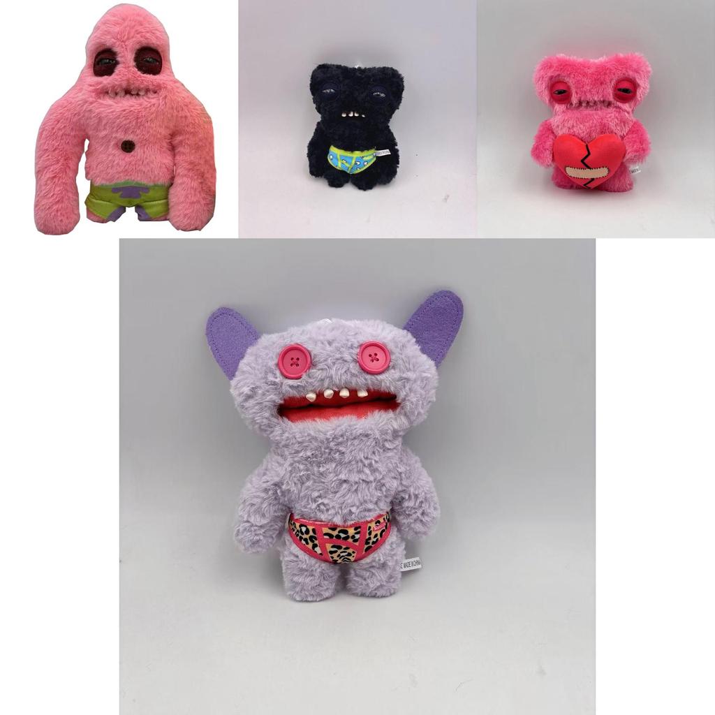 Fuggler Cute Teeth Monster Plush Keychain Soft Toy For Kids And Collectors