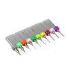 10pcs 0.1 1.0mm PCB CNC Print Circuit Board Carbide Micro Drill Bits Set Tool