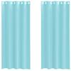VidaXL Voile Curtains with Eyelets 2 Pcs Turquoise, Net Curtain, Sheer Curtain, Window Voile, Treatment of 4102145