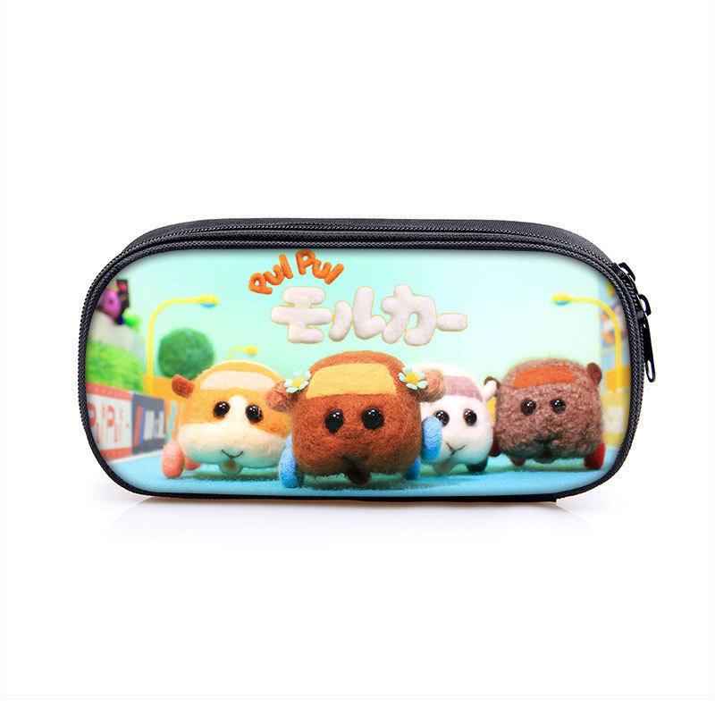 Pui Pui Kids Pencil Case With Nylon Material For School And Travel