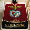 S.L. Benfica  POSTER  FlAannel Blanket, High Quality Comfortable for All Seasons, Home Decor, Warmth and Comfort