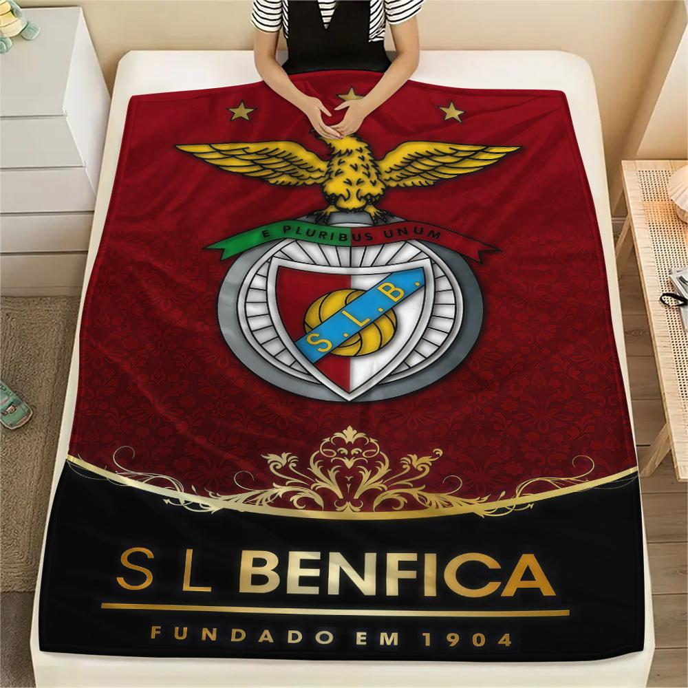 S.L. Benfica POSTER FlAannel Blanket, High Quality Comfortable for All Seasons, Home Decor, Warmth and Comfort