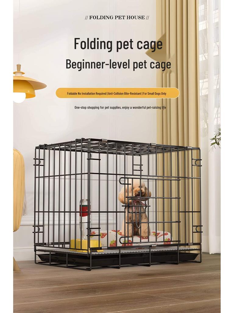 Luxury Villa Dog House with Toilet for Small To Medium Dogs and Cats
