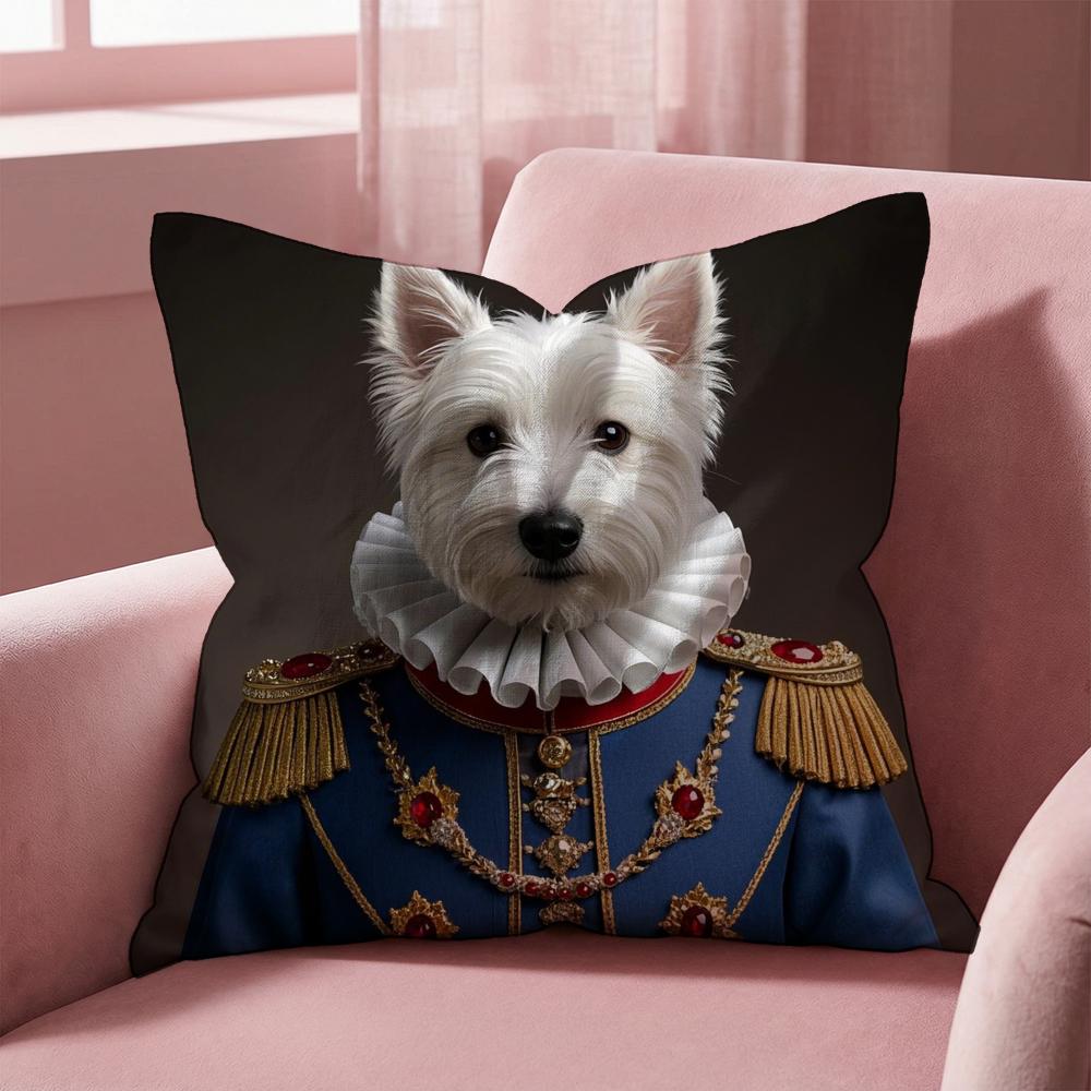 West Highland White Terrier Kissenbezug Mehrzweck-Kissenbezug für Zuhause & Auto - Wendbar, Weich & Strapazierfähig für den täglichen Gebrauch