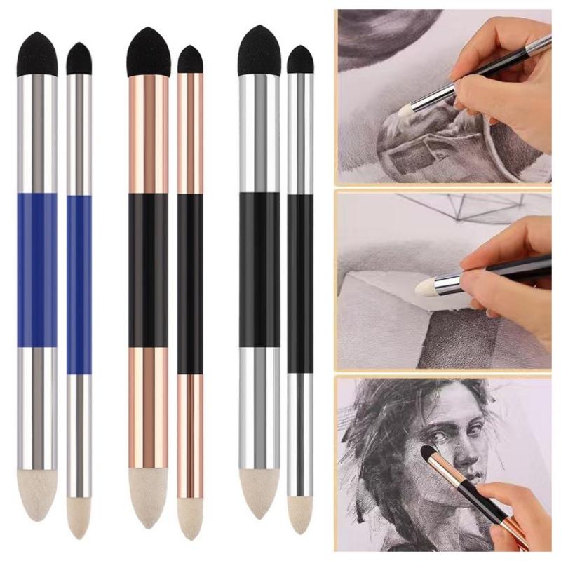 1/2 Pcs Double Headed Sketch Wiper Blenders Set Paper Art Blenders Drawing Erasers Sketching Drawing Tools For Artists