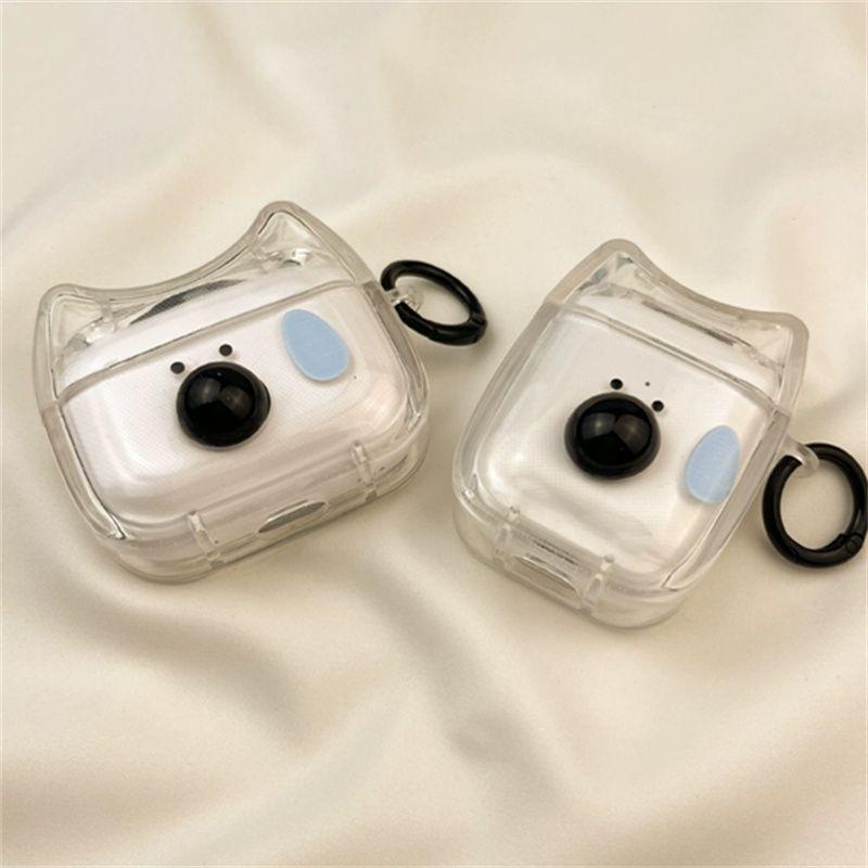 Lustige schwitzende 3D-Hundenase Geeignet für AirPods Pro2 Kopfhörerhülle Kabellose Bluetooth Apple AirPods S1/2 Weiche Hülle