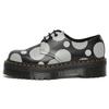 Dr. Martens 1461 Polka Dot Smooth Leather Platform Shoes Unisex Shoes Black 26879009