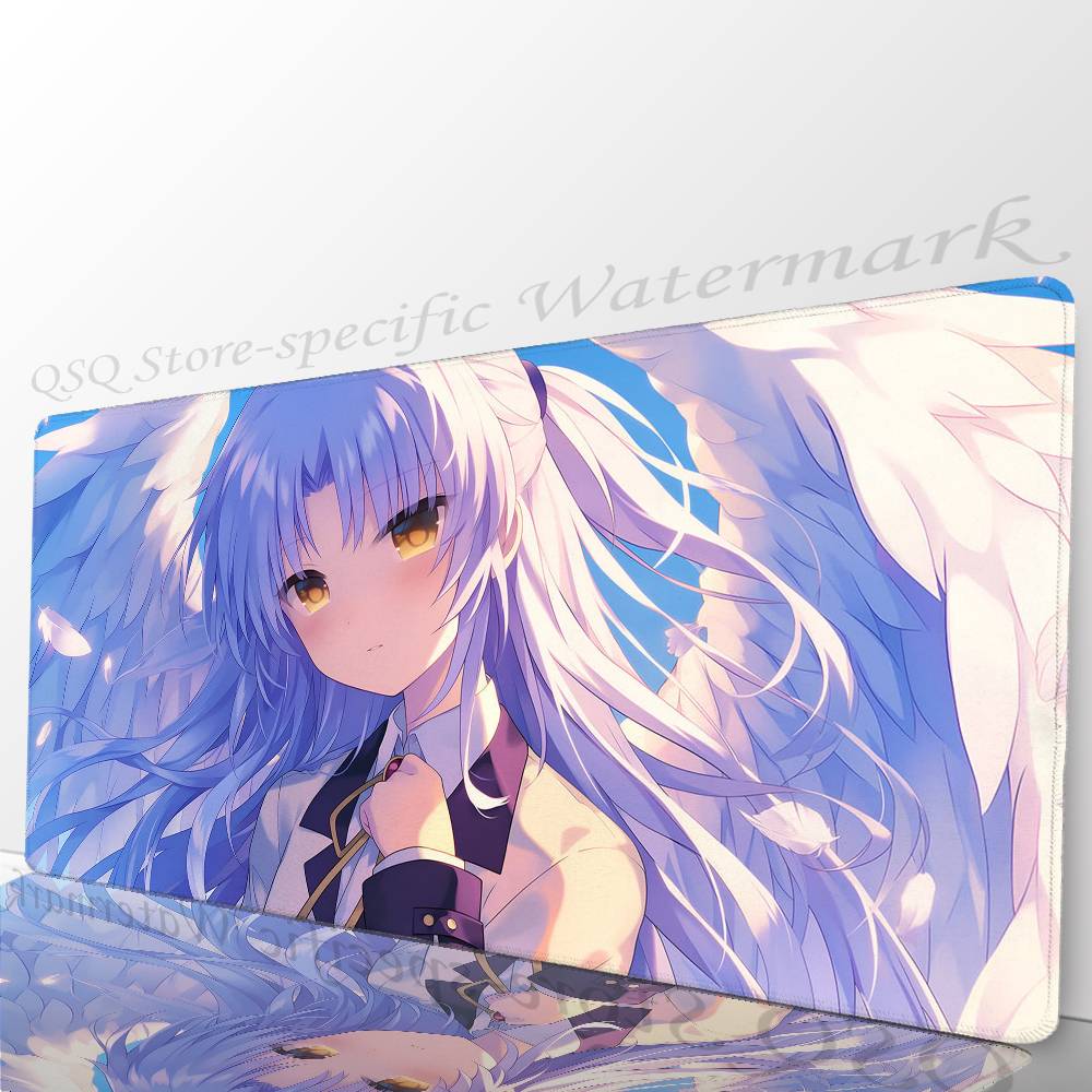 Tachibana Kanade Anime A-Angel Beats Mousepad Mouse Mat Desk Mat With Pad Gaming Accessories Prime Gaming XXL Keyboard Pad Pad