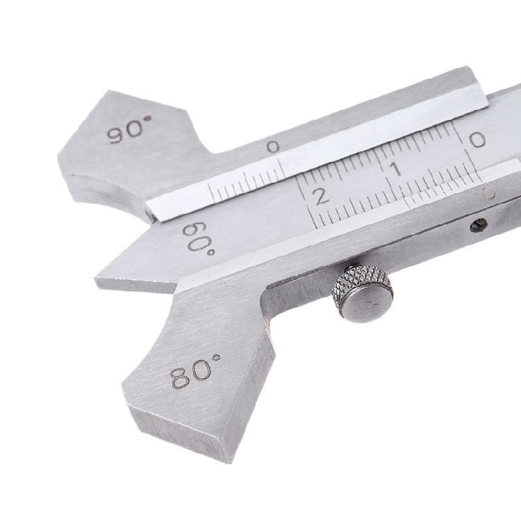 0-20mm Weld Gage High Precision Stainless Steel 60 70 80 90 Degree Angle Ruler