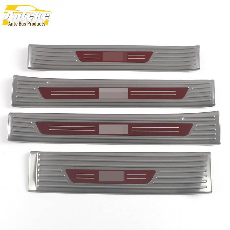 Dekorativa klistermärken i rostfritt stål för välkomstpedal för BYD 21 D1 - Repskyddande tröskellister