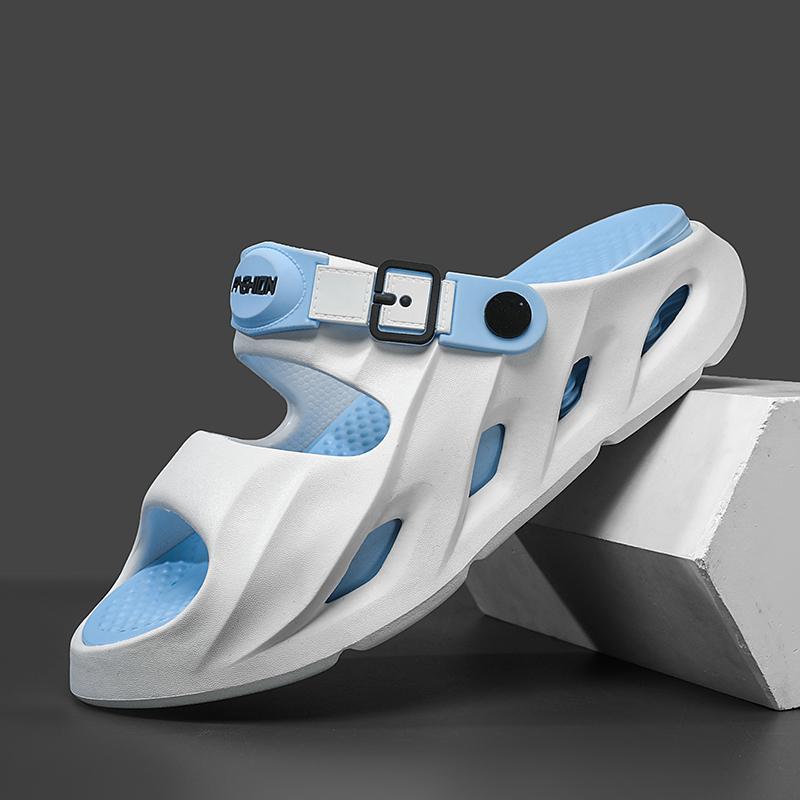 Fashion 2025 New Men Slippers Summer Slides Dual-purpose Sandals EVA Soft-sole Upsteam Shoes Unisex Indoor Outdoor Walking Beach Shoes