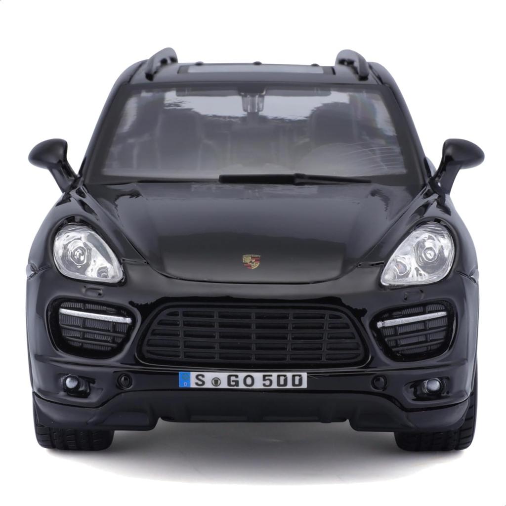 Bburago Scale Porsche Cayenne Turbo Black Diecast Model Finished BK 1/24 / Car, Product, 18-21056