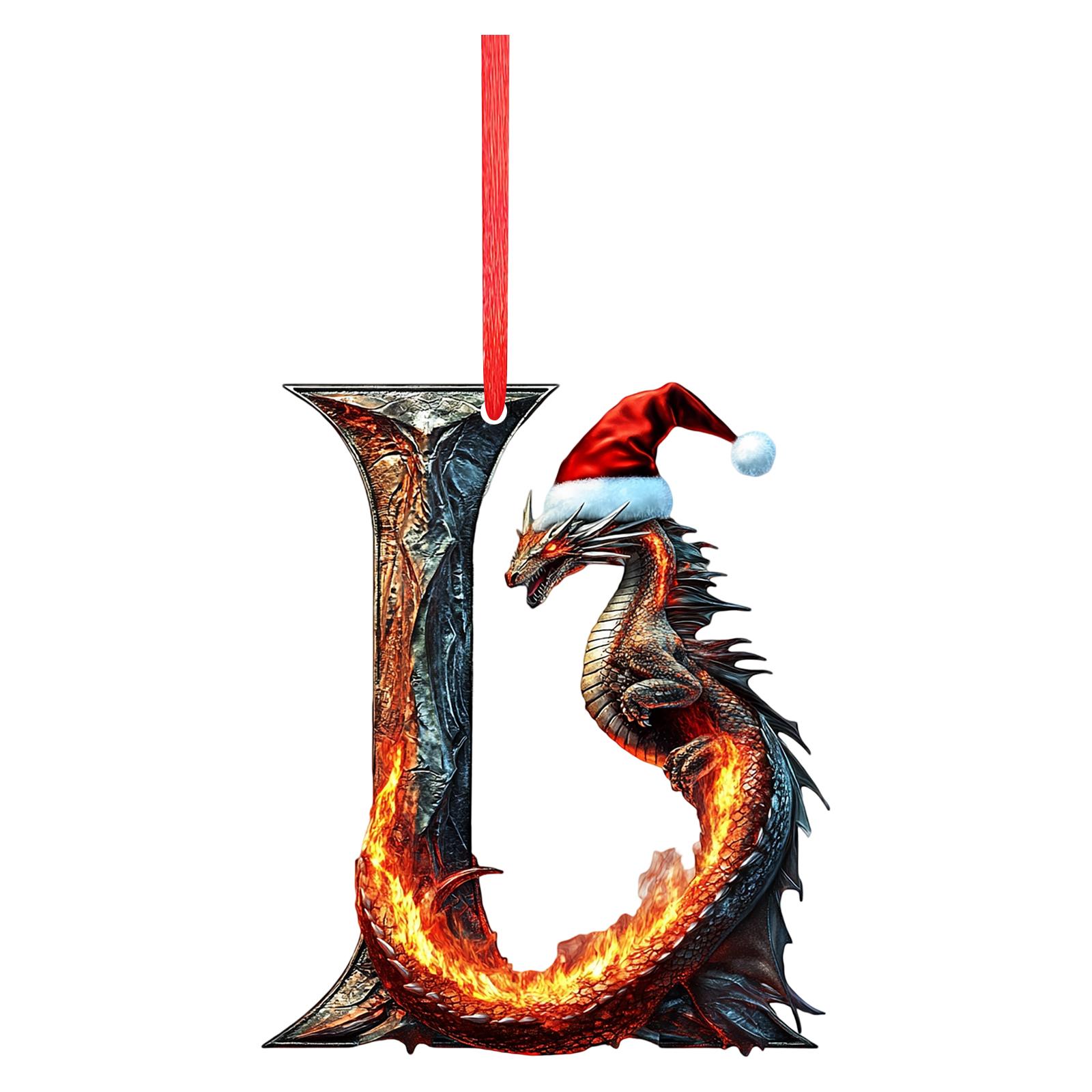 

2D 26 букв Рождественские украшения Акриловые плоские Рождественские елки Украшения для дома Украшения One Size