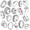 New S925 Silver Rose Bow Ring Suitable As a Valentine's Day Gift for Women DIY High-end Jewelry Accessories