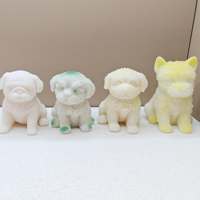 Artistic Dog Silicone Mold for Children Creative Dog Silicone Mold for Handmade Soaps Candle and Scented Gifts