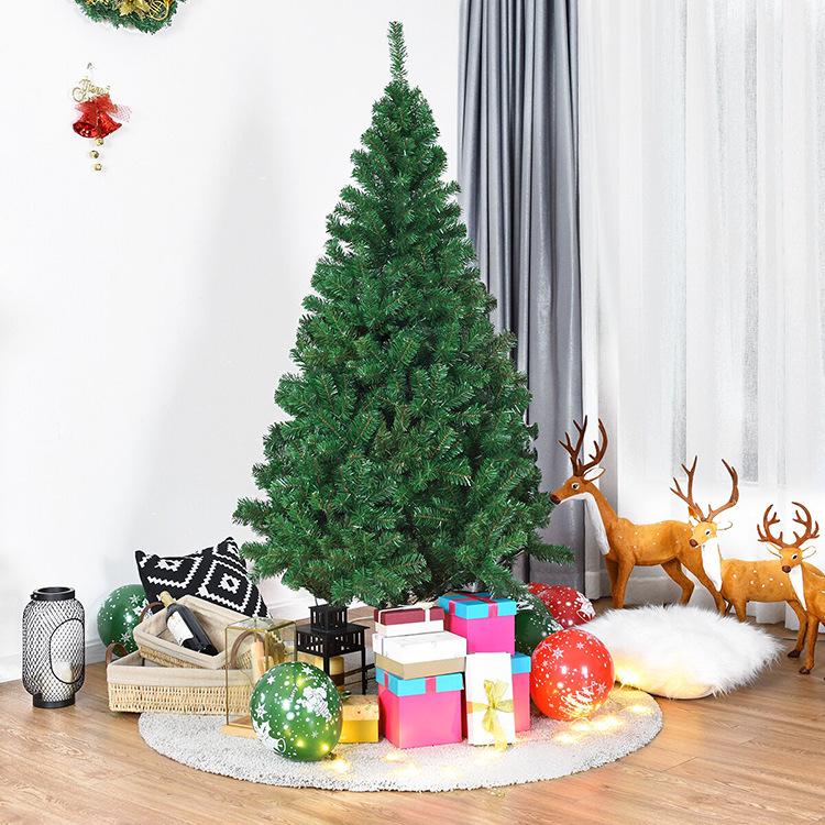 180cm Dense Green PVC Christmas Tree for Hotels
