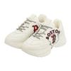 MLB Big Ball Chunky Boston Red Sox Fabric Leather Casual Shock Absorbing Non-Slip Wear-Resistant Breathable Low-Top Dad Shoes 32SHCE111-43I