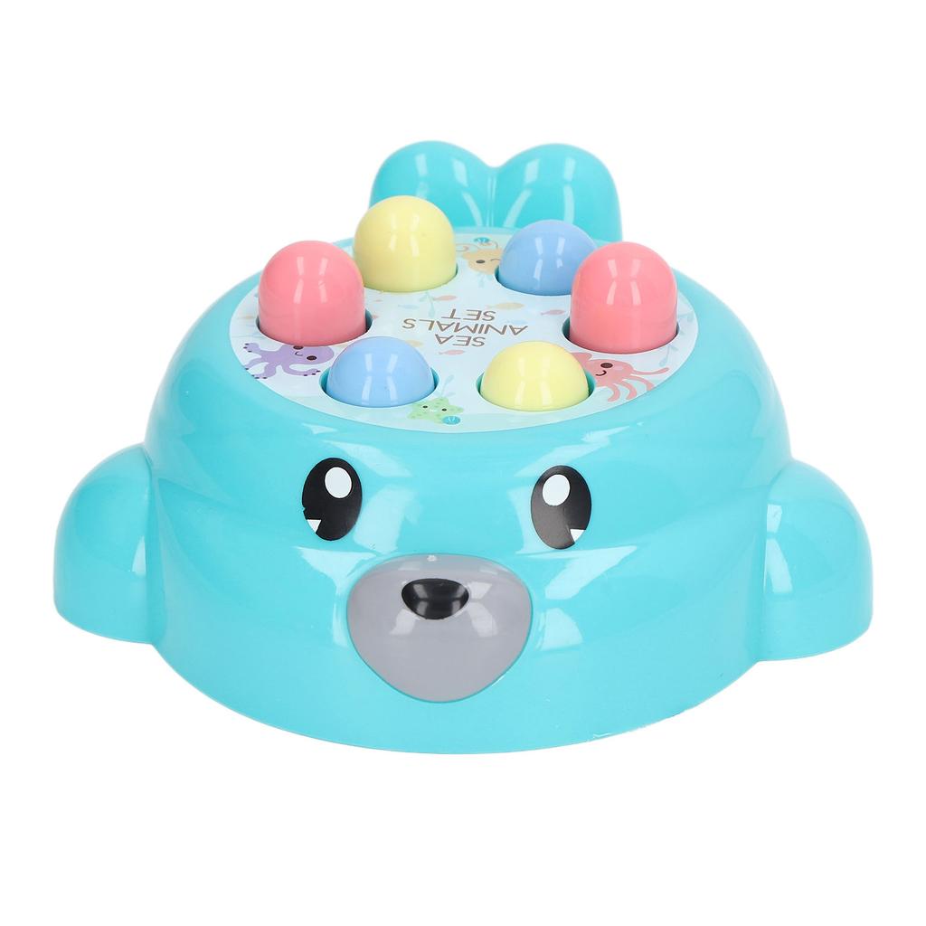Whack Game Toy Early Educational Learning Seal Shape Colorful Safety Baby Hammer Toy for Infant