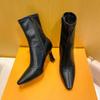 Fashion Autumn Fashion Pointed Toe Ankle Boots Women Street Style Thick Heels Party Stripper Female Short Booties