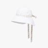 FAIRLIAR GOLF Ribbon Tape Wide Bucket Hat (White)