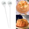 Cake Tester Probe Reusable Stainless Steel Cake Testing Needle Sticks For Bread Biscuits Muffin Pancake Home Bakery Tools