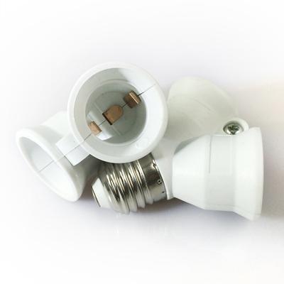 Șurub E27 Bază LED Lampă de Lumină Soclu Bec E27 la 2-E27 Adaptor Splitter suport lampă soclu E27 suport bec