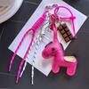 Year of the Horse Unicorn Keychain: Cute Pony Pendant Exquisite Figurine for Backpack