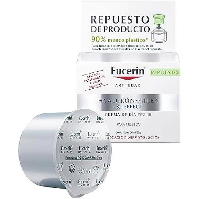Crème - EUCERIN - HYALURON FILLER - SPF15 - 50 ml - Peaux sèches - Sans parabène