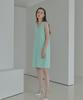 Ossi Bio-Washed Cotton Bustier Mint Dress