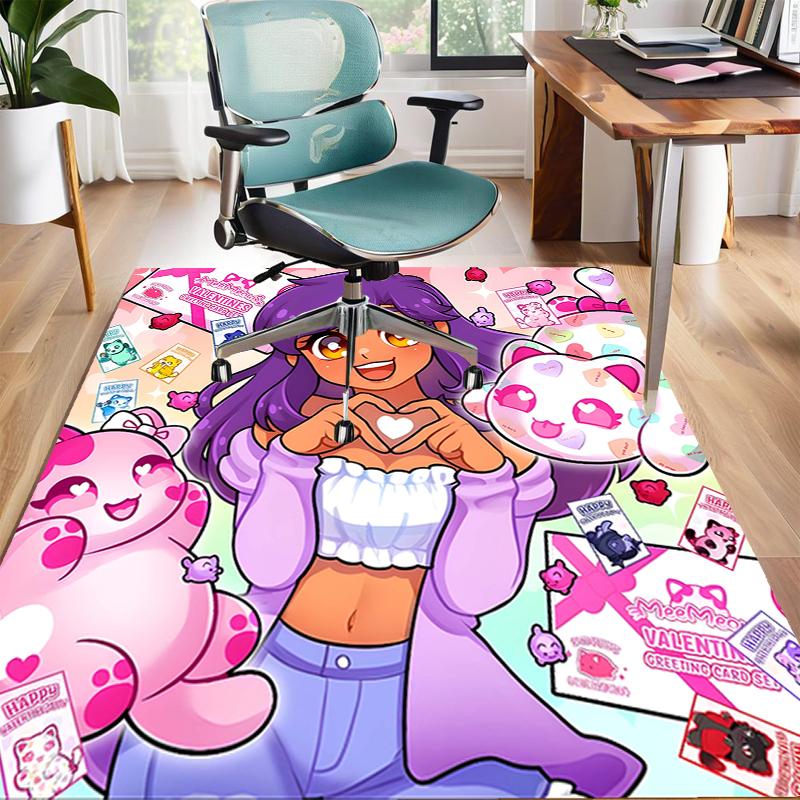 1pc Anime A-AphmauS (2) Design Area Rug - Non-Slip, Soft & Cozy Floor Mat for Living Room, Bedroom, Office - Indoor/Outdoor Decorative Carpet