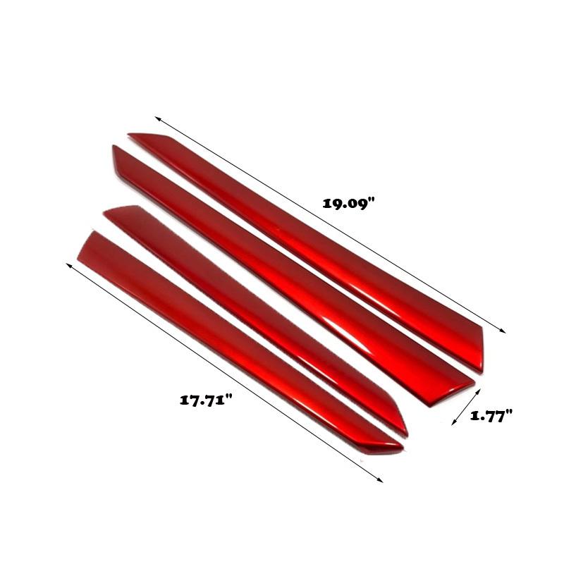 Trim For Honda Accord 2018    Abs Carbon Fiber Style Interior Door Panel Armrest Stripes Protector Molding Trims