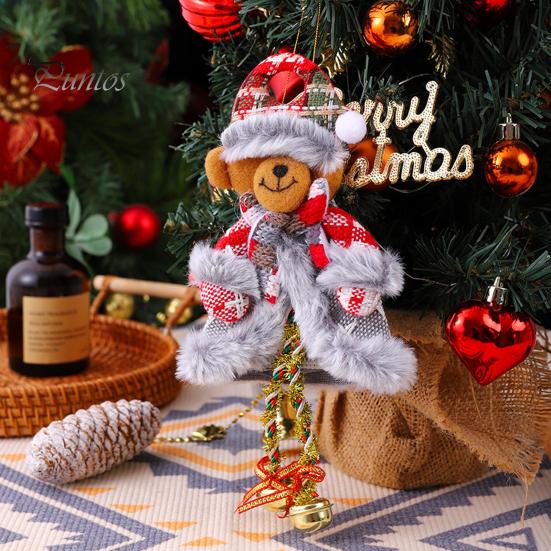 Christmas Pendant Fine Workmanship Christmas Tree Hanging Doll Ornament for Party Festive Home Decoration