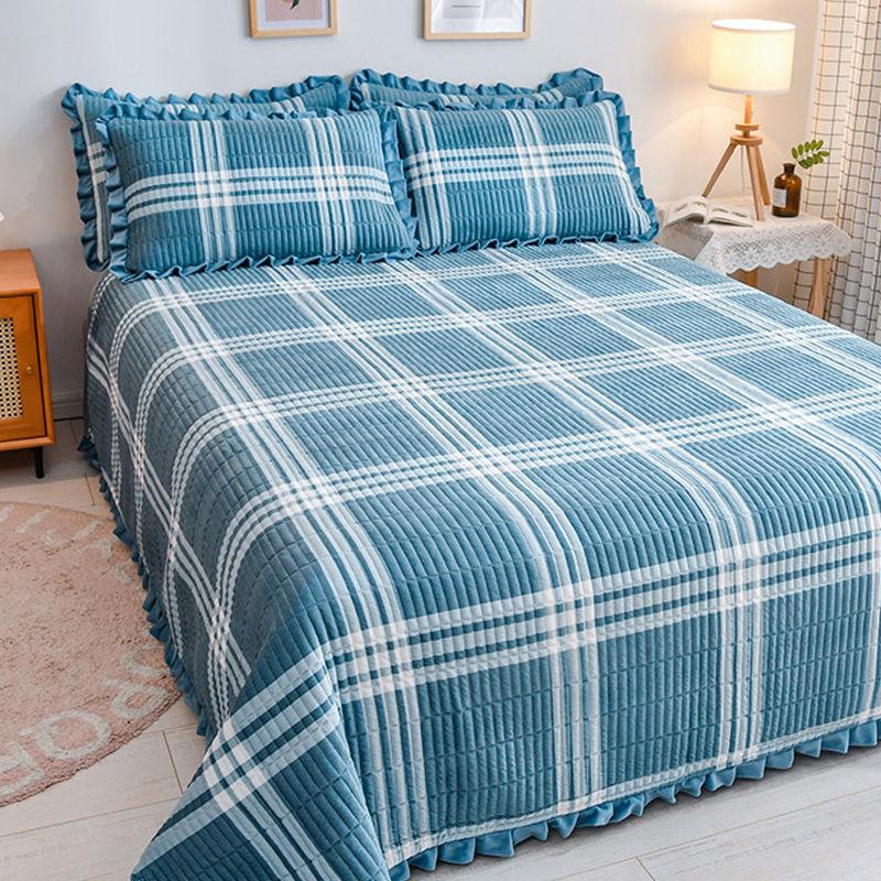 Buy Crystal Velvet Bed Cover Onepiece Bedspread Sheet Winter
