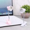 1Pc Mini Led Clamp Reading Lamp Night Lights Read Bedside For Bedroom Study Clip Design Home Portable Book Clip Lamp