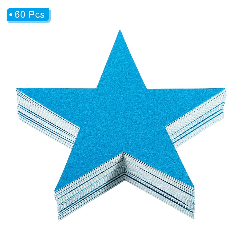 Cutouts Double Printed Paper Glitter Star Confetti Cutouts Cardboard Stars for Bulletin Board Classroom Party 48/60/150pcs