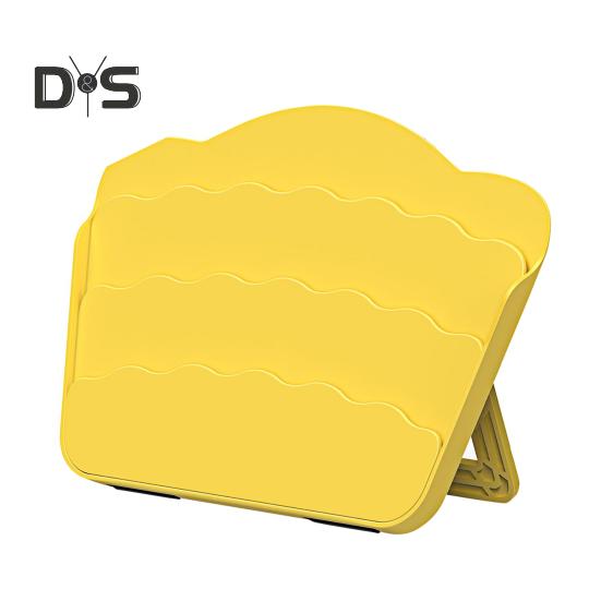 

4 шт. держатель для покерных карт, 3 слоя, для маленьких рук, детей, пожилых людей, артрита, бумажные карты без рук, настольная подставка, подставка, лоток, аксессуары для семейных карточных игр жёлтый