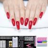 Coffin Nail Tips Set Long Nail Tips for Acrylic Nails Gel Extension Forms Professional Nail Tips Fake Nails Kit