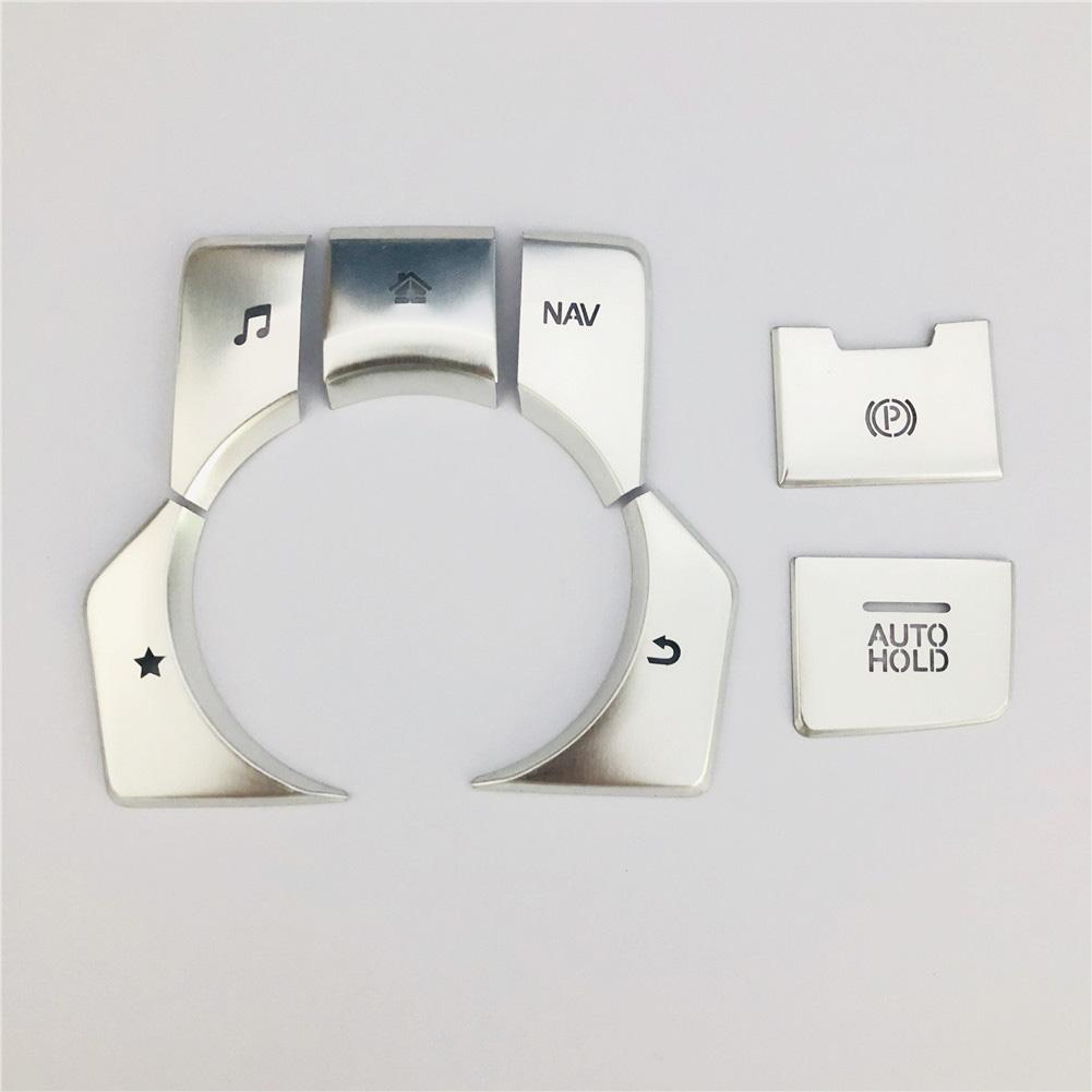 Right Hand Drive Handbrake Parking Brake AUTO HOLD & Multimedia Button Cover Frame Trim Sticker For Mazda 3 CX-3 CX-4 CX-5