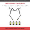 Compatible Accessories for Honda NS150XC: Front & Rear Bumpers, Exhaust & Radiator Covers