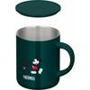 Thermos Vacuum Insulated Mug, 350ml, Mickey Mouse, Dark Green, JDG-350DS DG