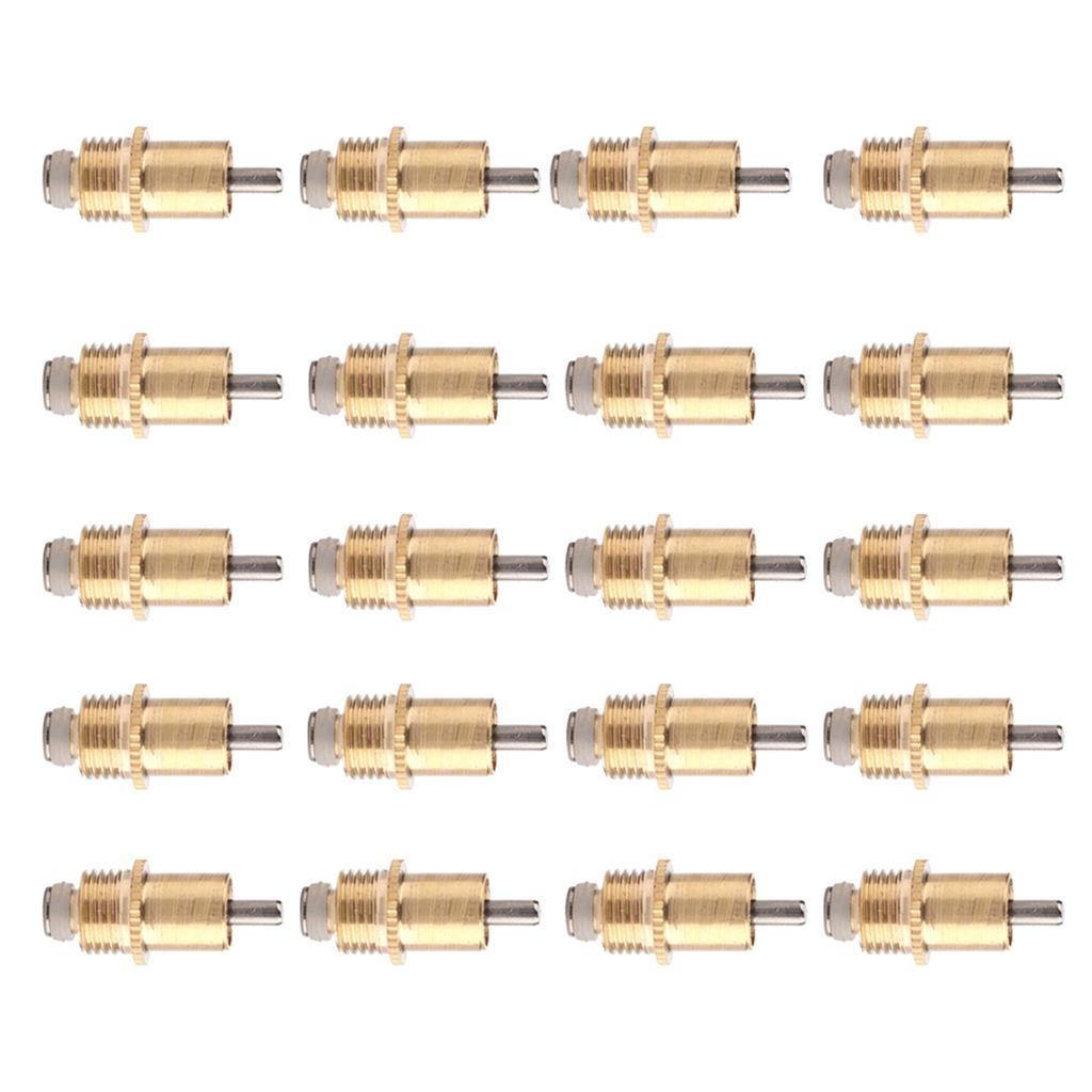 20Pcs Long Type Rabbit Drinker Nipple Waterer Drinking Water Tool Cage Accessories