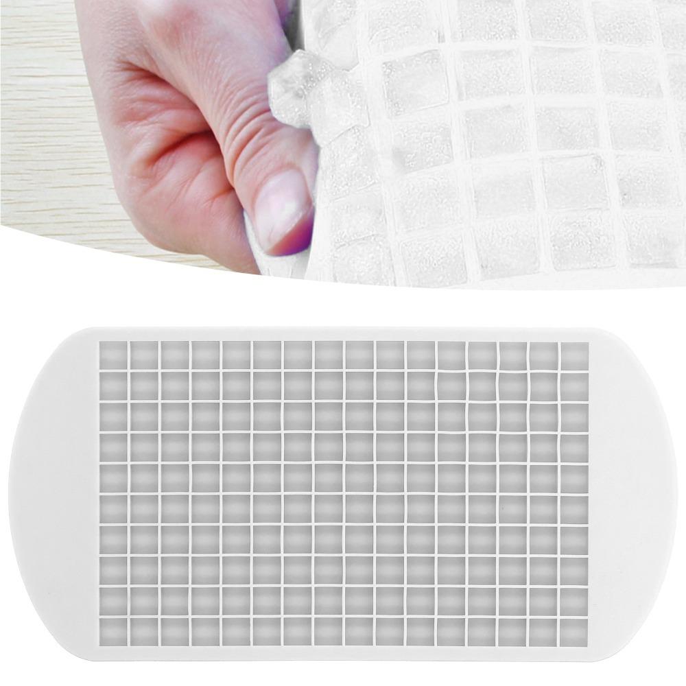 2pcs Square Shape Ice Cube Tray Silicone Stackable Ice Tray DIY Mini Ice Cube Mold  Home